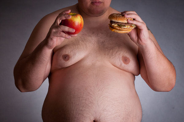 Ложная гинекомастия при ожирении
